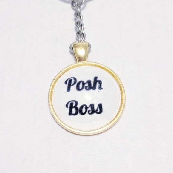 Posh Boss Keychain/Handbag Charm Golden - Picture 3 of 6